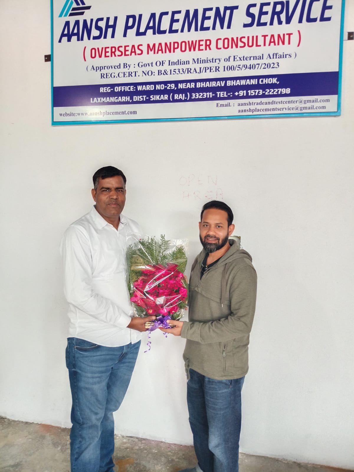 Aansh Placement Service office visit