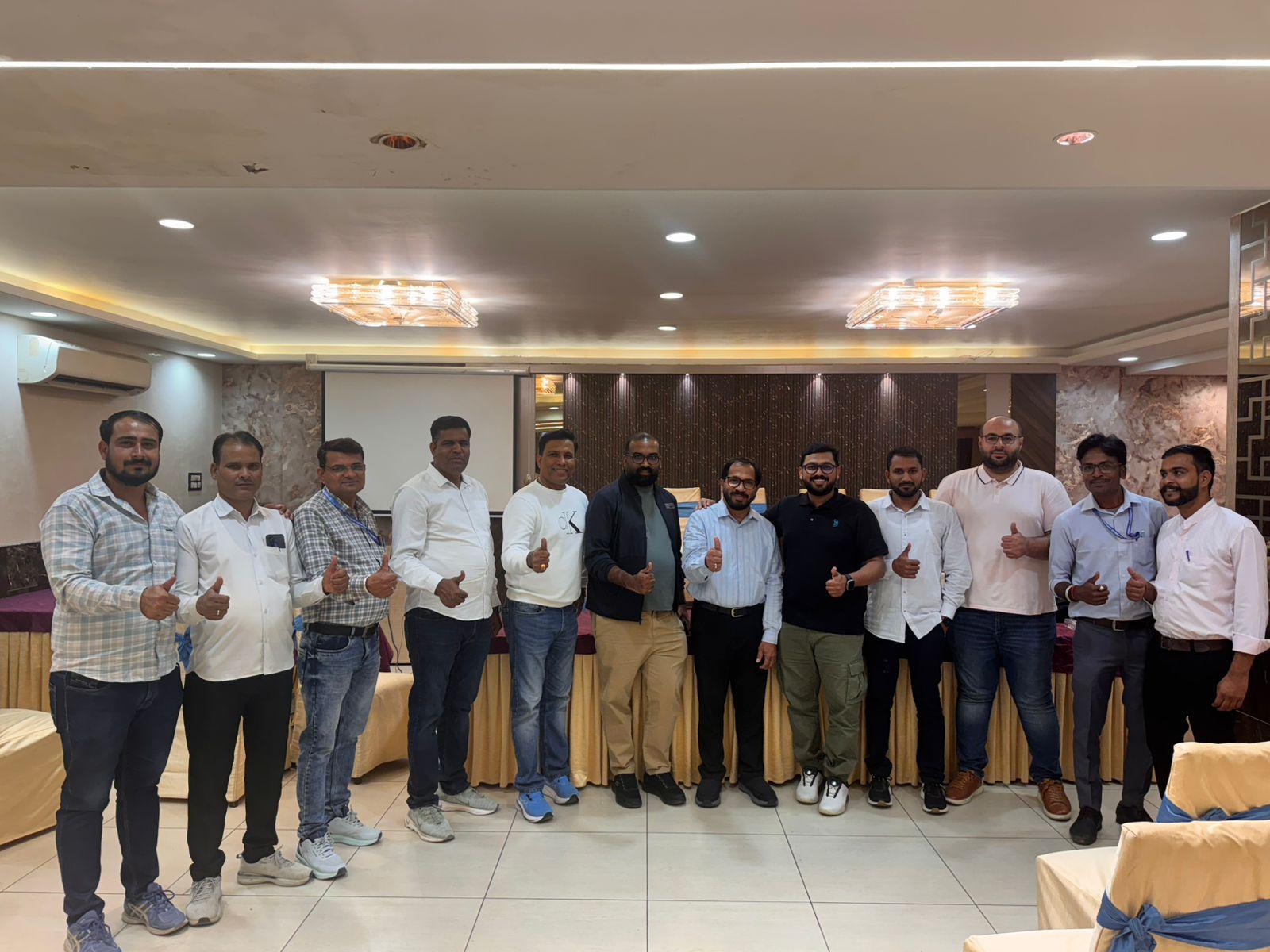 Aansh Placement Service team event