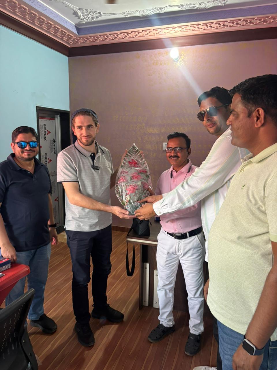 Aansh Placement Service client felicitation